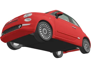 Fiat 500 (2015) 3D Model