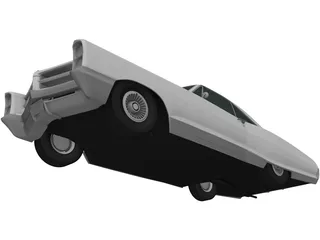 Pontiac Bonneville Hardtop (1966) 3D Model