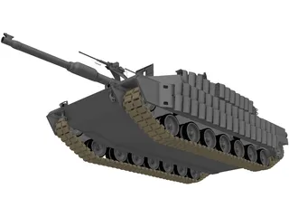 M1A2 Abrams 3D Model