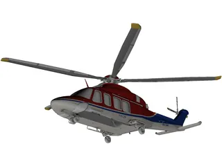 AgustaWestland AW139D 3D Model