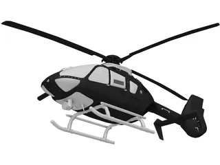 Airbus Helicopters H135 Police 3D Model