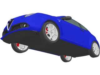 Alfa Romeo MiTo Veloce (2016) 3D Model