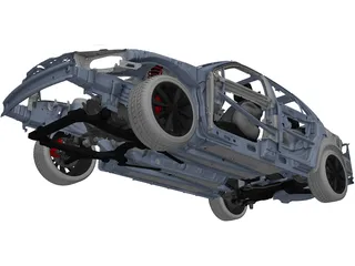 Car Frame 3D Model