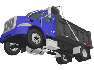 Peterbilt 340 Dump Truck (2009) 3D Model