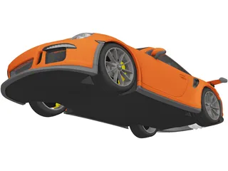 Porsche 911 GT3 RS (2016) 3D Model