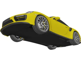 Porsche 911 Turbo S (2016) 3D Model