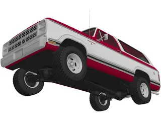 Dodge Ramcharger (1979) 3D Model