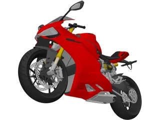 Ducati 1199 Panigale (2012) 3D Model