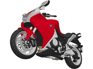 Honda VFR 1200 F (2015) 3D Model