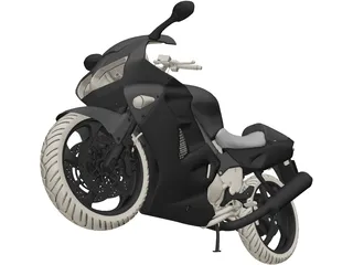 Honda VFR 800 Interceptor (1998) 3D Model