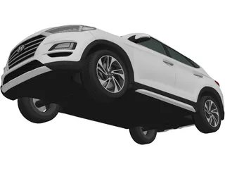 Hyundai Tucson (2018) 3D Model
