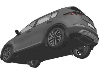 Kia Sportage (2020) 3D Model