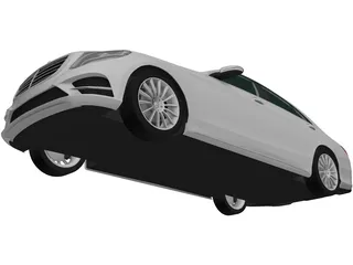 Mercedes-Benz S-class (2014) 3D Model