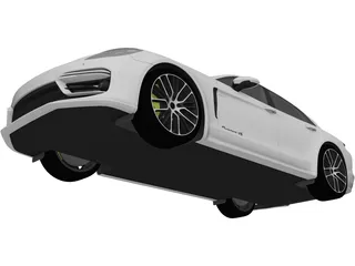 Porsche Panamera 4 E-Hybrid Sport Turismo (2021) 3D Model