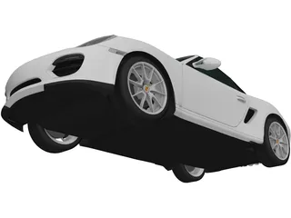 Porsche Boxster Spyder (2011) 3D Model