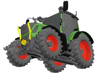 Fendt 300 Vario 3D Model