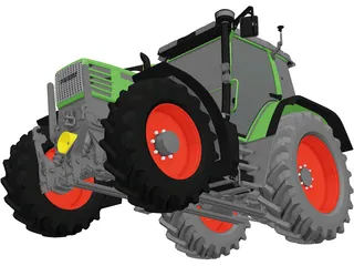 Fendt 500 Favorit 3D Model