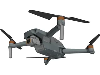 DJI Mavic Drone 3D Model