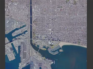 Long Beach City, USA (2024) 3D Model