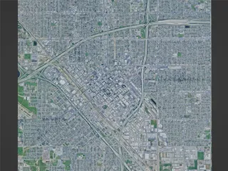 Fresno City, CA, USA (2024) 3D Model