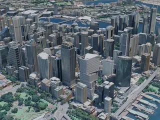 Sydney City, Australia (2023) 3D Model