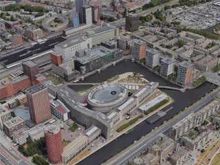 Hague City, Netherlands (2023) 3D Model