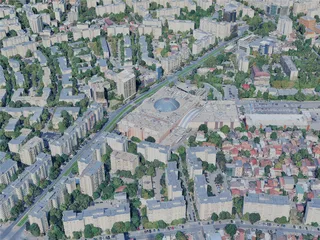 Bucharest City, Romania (2023) 3D Model