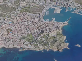 Ibiza City, Spain (2023) 3D Model