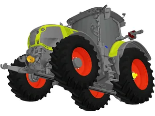 CLAAS Axion 870-800 3D Model