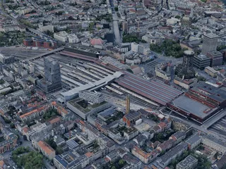 Basel City, Switzerland (2024) 3D Model