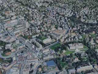 Lausanne City, Switzerland (2024) 3D Model