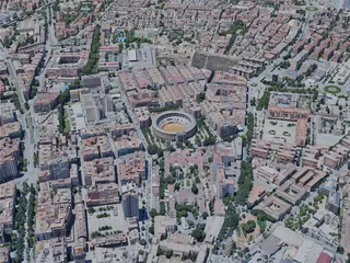 Granada City, Spain (2023) 3D Model