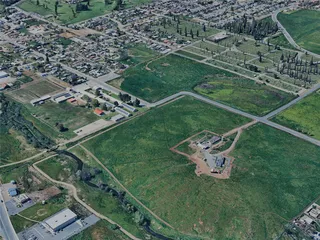 Porterville City, CA, USA (2023) 3D Model