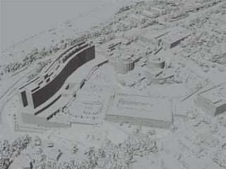 Poughkeepsie City, NY, USA (2023) 3D Model