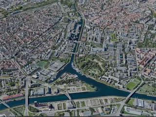 Strasbourg City, France (2023) 3D Model