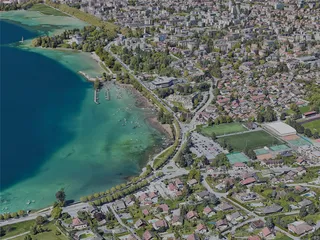 Annecy City, France (2022) 3D Model