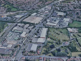 Gloucester City, UK (2021) 3D Model