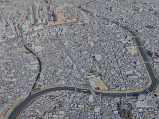 Hamamatsu City, Japan (2024) 3D Model