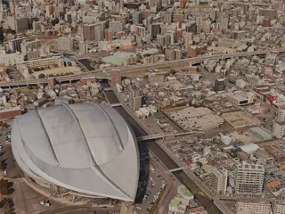 Kitakyushu City, Japan (2023) 3D Model