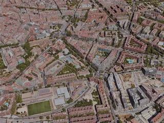 Madrid City, Spain (2023) 3D Model