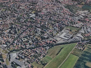 Monza City, Italy (2023) 3D Model