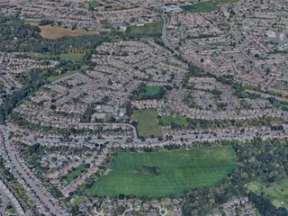 Swindon City, UK (2023) 3D Model