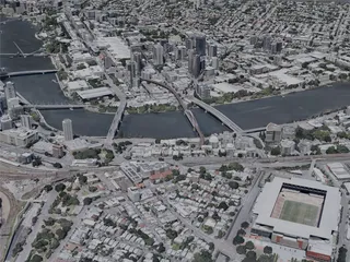 Brisbane City, Australia (2023) 3D Model