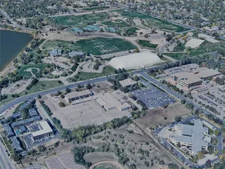 Colorado Springs City, USA (2024) 3D Model