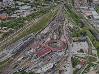 Dijon City, France (2022) 3D Model