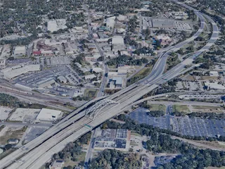 Jacksonville City, USA (2024) 3D Model