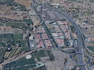 Puerto de la Cruz City, Spain (2024) 3D Model