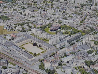 Rennes City, France (2022) 3D Model