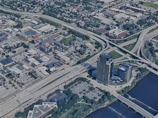 Grand Rapids City, USA (2023) 3D Model