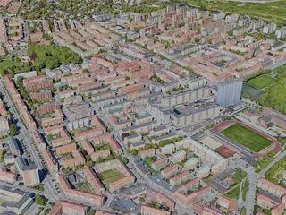 Malmo City, Sweden (2023) 3D Model